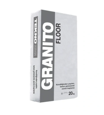 Микроцемент, самовыравнюющаяся смесь для полов Granito Floor (серая) 20 кг