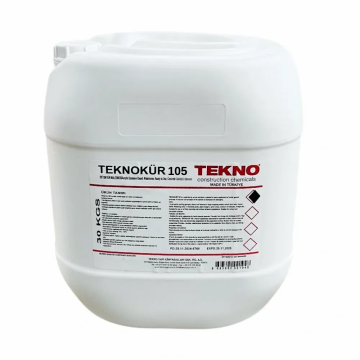 Акриловая эмульсия (кюринг) Teknokur 105 для защиты свежих бетонных поверхностей, 30 кг