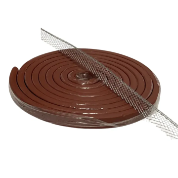 Комплект шнур 15х25 мм бентонитовый 40 м.п. + 40 м.п. крепёжная сетка, для гидроизоляции рабочих швов